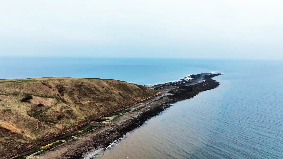 Yorkshire coastline filmed by R V Productions